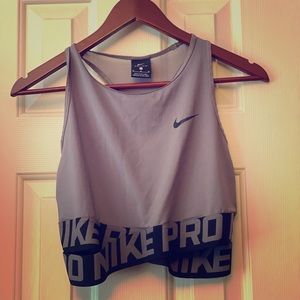Nike Pro leggings & crop top set.